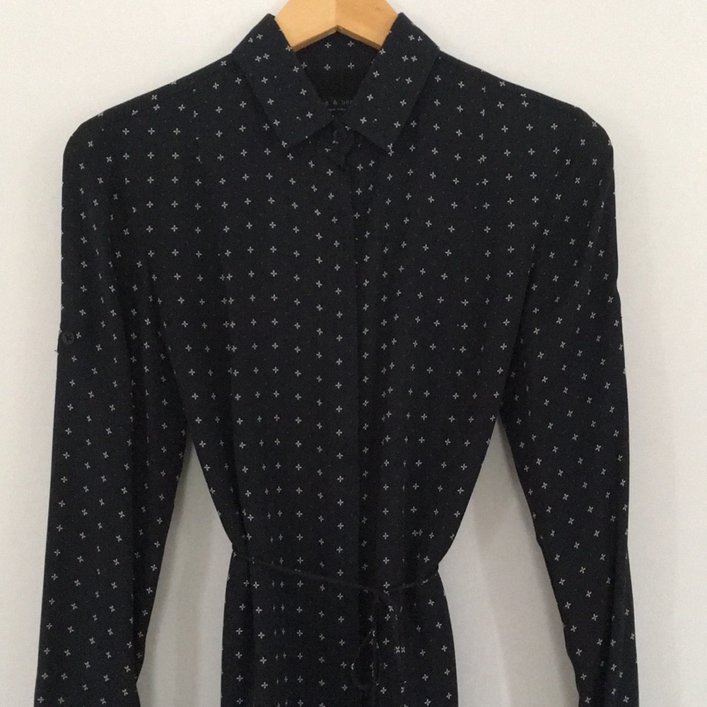 Rag & Bone black shirt dress